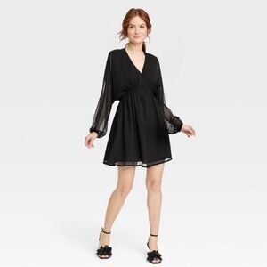 A New Day Long Sleeve Mini Dress